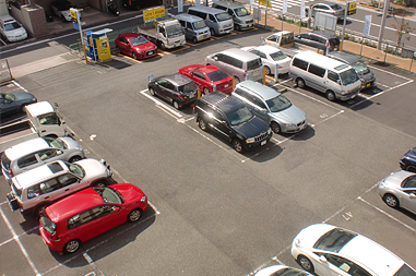 東京都心を中心としたオフィスビル物件、マンション物件、駐車場の不動産賃貸業の松岡地所 駐車場事業 イメージ